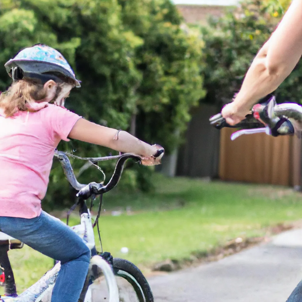 Dziecko na rowerze przed czy za rodzicem?